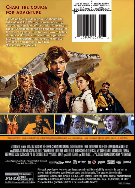 Solo: A Star Wars Story [DVD]
