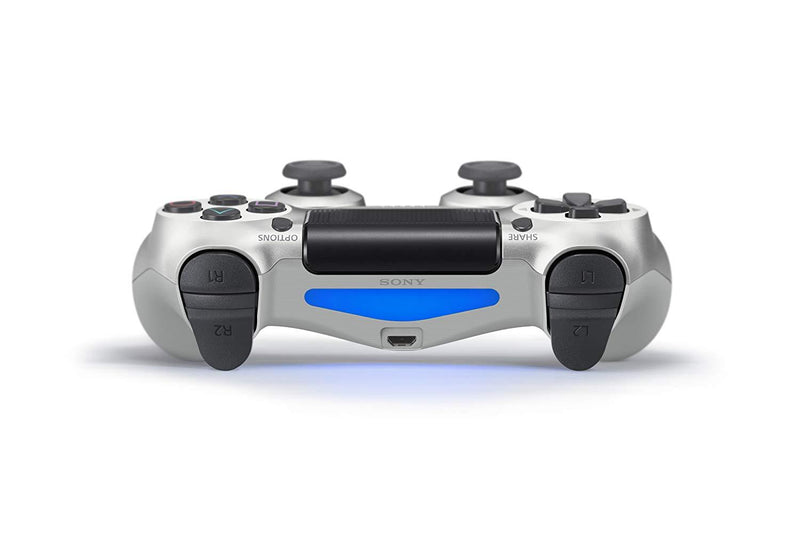 DualShock 4 Wireless Controller - Silver [PlayStation 4 Accessory]