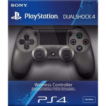 DualShock 4 Wireless Controller - Steel Black [PlayStation 4 Accessory]