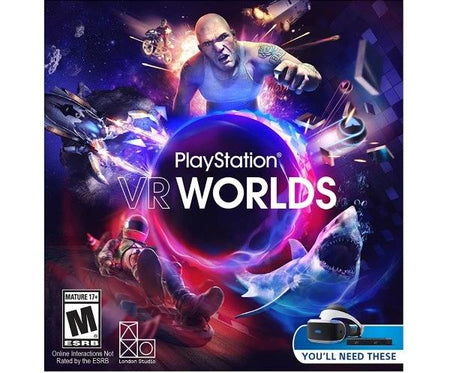 PlayStation VR Mega Pack - PlayStation VR WORLDS + The Elder Scrolls V: Skyrim VR + Astro Bot: Rescue Mission + Resident Evil 7: Biohazard + Everybody's Golf VR Bundle - PSVR [PlayStation 4]