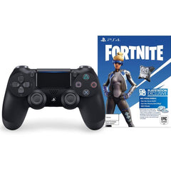 DualShock 4 Wireless Controller - Jet Black - Fortnite Bundle [PlayStation 4 Accessory]