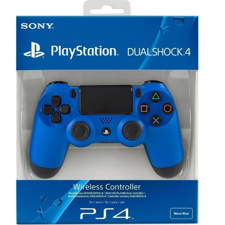 DualShock 4 Wireless Controller - Wave Blue [PlayStation 4 Accessory]