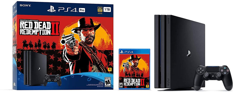 Sony PlayStation 4 Pro Console - Red Dead Redemption 2 Bundle - 1TB [PlayStation 4 System]
