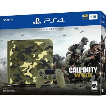 PlayStation 4 Slim Console - Call of Duty: WWII Limited Edition Bundle - 1TB [PlayStation 4 System]