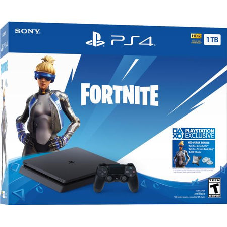 PlayStation 4 Slim Console - Fortnite Neo Versa Bundle - 1TB [PlayStation 4 System]