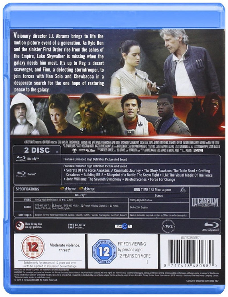 Star Wars: The Force Awakens [Blu-ray]