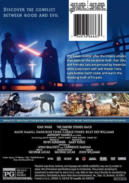 Star Wars: Episode V - The Empire Strikes Back [DVD]