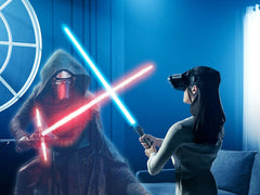 Star Wars: Jedi Challenges AR Headset with Lightsaber Controller and Tracking Beacon [Toys, Ages 10+]