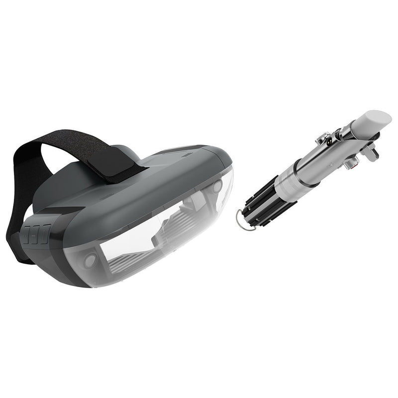 Star Wars: Jedi Challenges AR Headset with Lightsaber Controller and Tracking Beacon [Toys, Ages 10+]