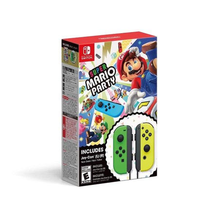 Super Mario Party Bundle - Includes Neon Green & Yellow Joy-Con Set [Nintendo Switch]