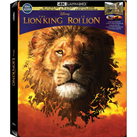 The Lion King - Live Action - 4K Limited Edition Collectible SteelBook [Blu-ray + 4K UHD + Digital]