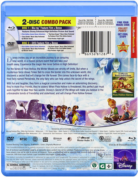 Secret of the Wings [Blu-ray + DVD]
