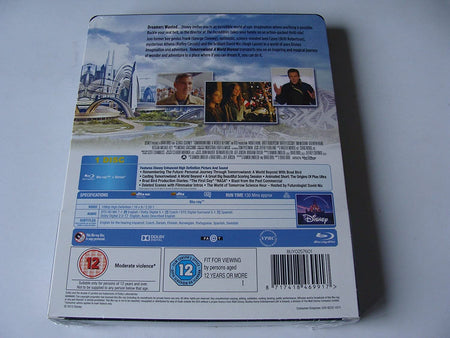 Tomorrowland: A World Beyond - Limited Edition SteelBook [Blu-ray]