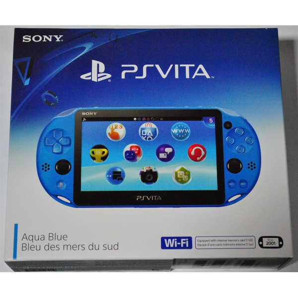 Aqua Blue PS Vita Slim Handheld Console [Sony PS Vita System]