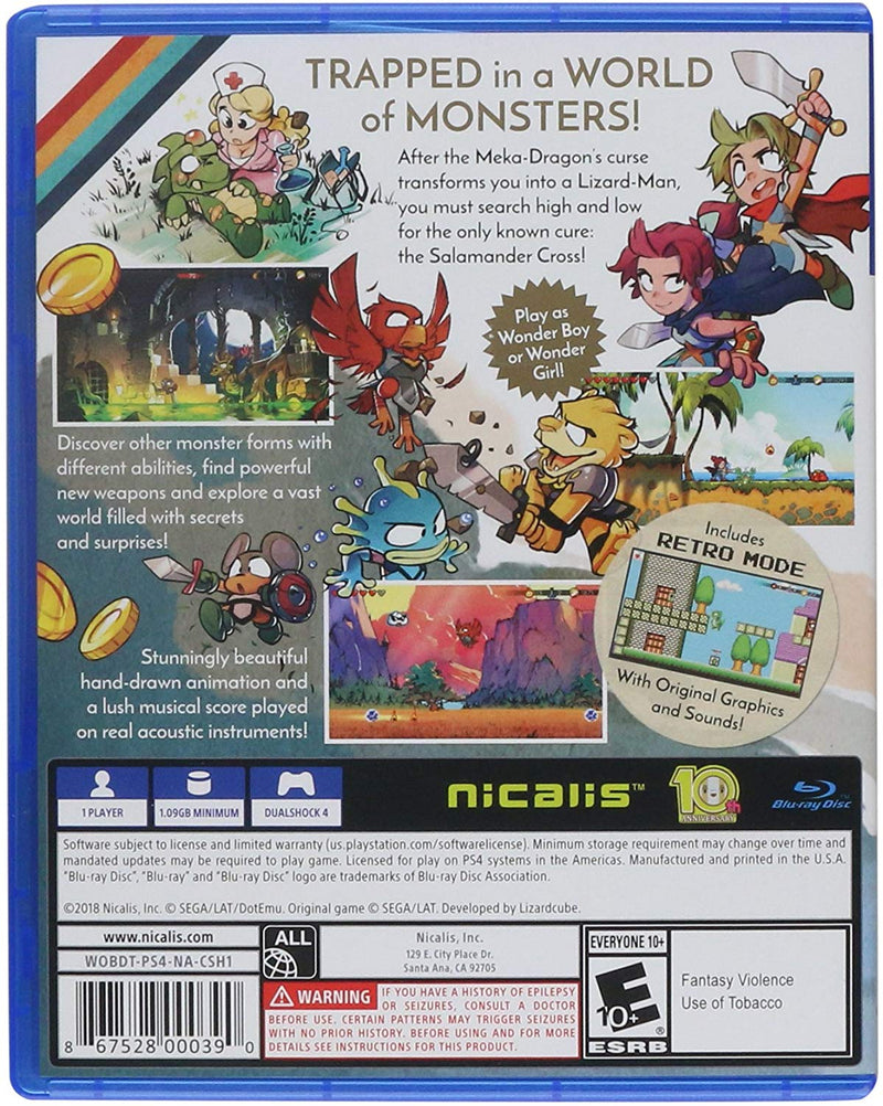 Wonder Boy: The Dragon's Trap [PlayStation 4]