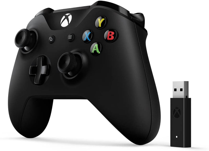 Xbox One Wireless Controller + Wireless Adapter for Windows - Black [Xbox One Accessory]