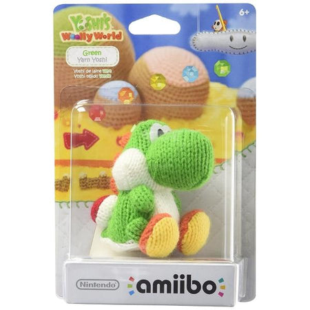 Green Yarn Yoshi Amiibo - Yoshi's Woolly World Series [Nintendo Accessory]