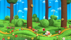 Yoshi's Woolly World + Light Blue Yarn Yoshi Amiibo [Nintendo Wii U]