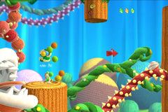 Yoshi's Woolly World + Light Blue Yarn Yoshi Amiibo [Nintendo Wii U]