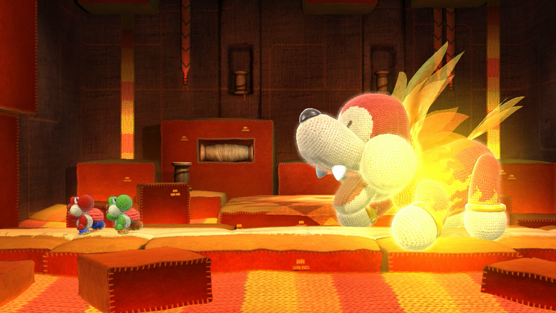 Yoshi's Woolly World + Light Blue Yarn Yoshi Amiibo [Nintendo Wii U]