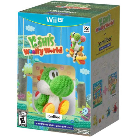 Yoshi's Woolly World + Green Yarn Yoshi Amiibo [Nintendo Wii U]